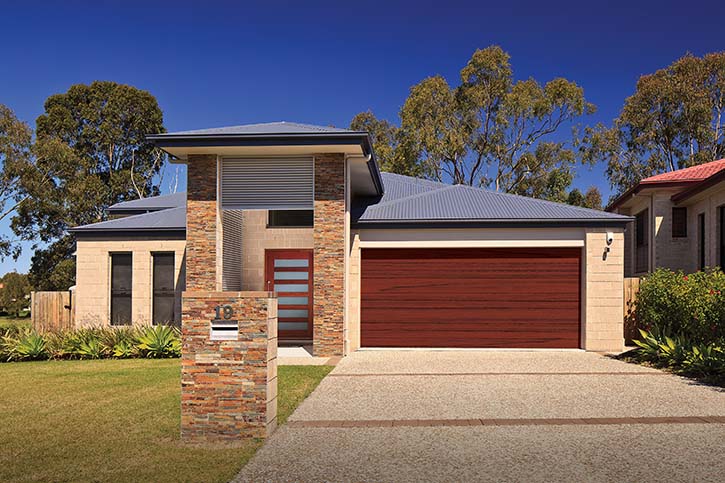 Panel Lift Garage Doors Orange